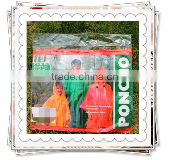 Adult Clear PVC Rain Poncho With Hood photo-6