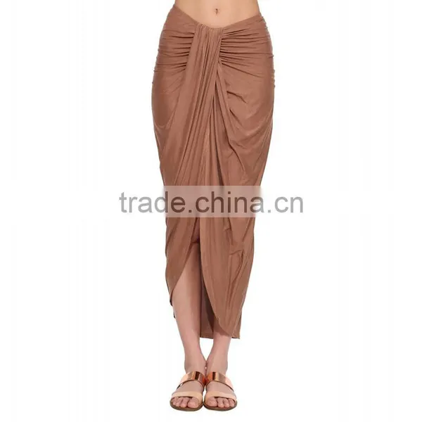 MGOO 2016 Fashion Design Women Magic Dancing Wrap Skirts Long Maxi Pleated Skrits For Ladies 15146B206 photo-4