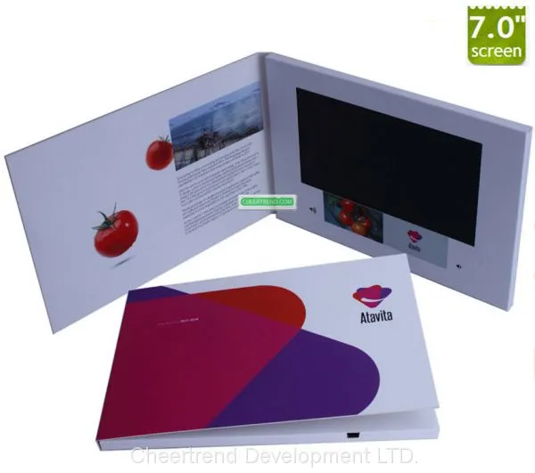Florida House Customized 7'' TFT LCD Video Brochure for Business Video Card photo-5