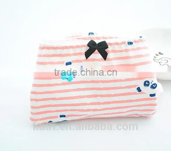 Fashion Pink Cute Panda Printed Panties Teen Girls Lady High Quality Underwear photo-2