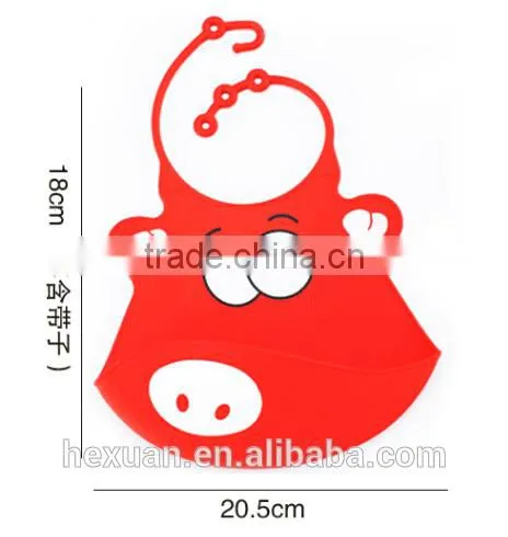 Eco-Friendly Cheap Custom Adult Blank Triangle Crochet Silicon Baby Bib photo-3