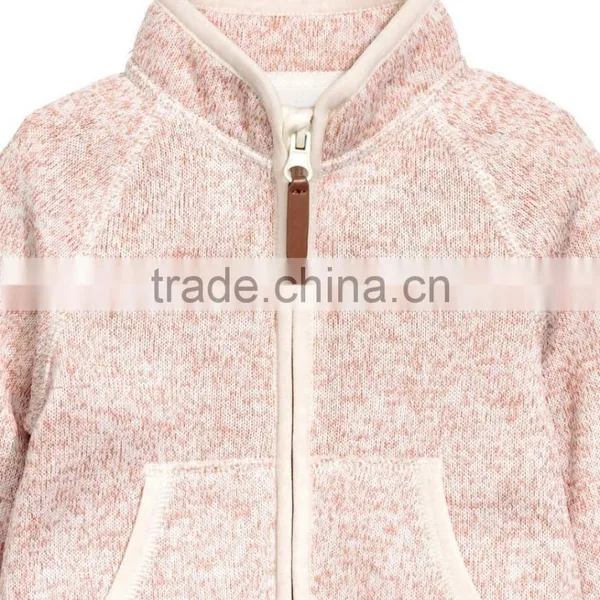 Knit in Soft Kids Jacket Polar Fleece Hoody Jacket for Gorls photo-2