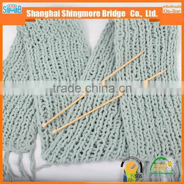 China Novelty Yarn Factory Cheap Wholesale 100 Polyester Knitting Chenille Yarn for Knitting Scarf in Low Yarn Price photo-6