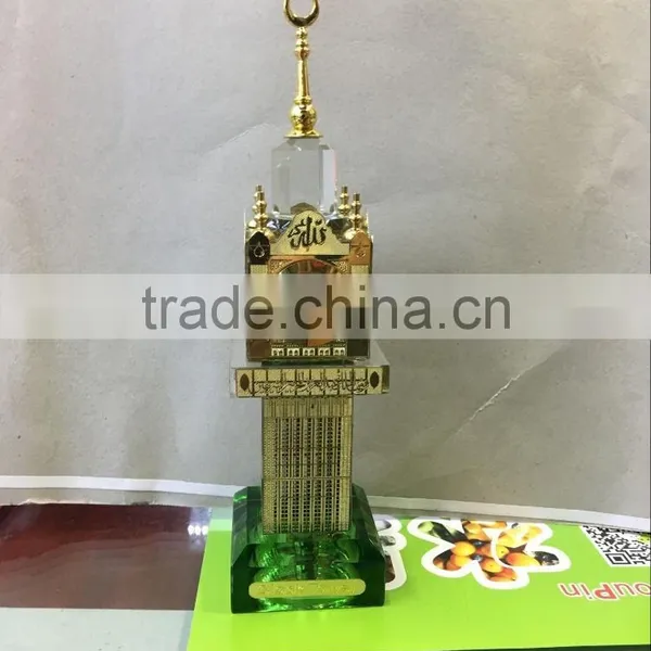 New Crystal Makkah Clock Tower Model For Ramadan Gift photo-2