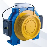 Gearless Traction Machine / Motor 120m Lifting Height MINI-2