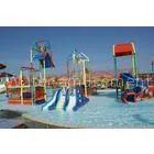 Outdoor Kids Water Playground With Water Curtain , Water Theme Park