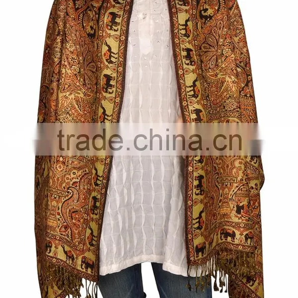 Double Printed Pashmina Stole & Shawl photo-2