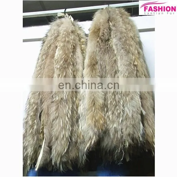 Natural Raccoon Fur Strips photo-4