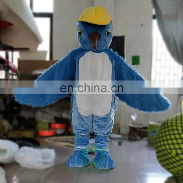 New Design!!!HI EN71 Blue Cutomized Bird Mascot Costume,animal Mascot Costume for Adult Size photo-2
