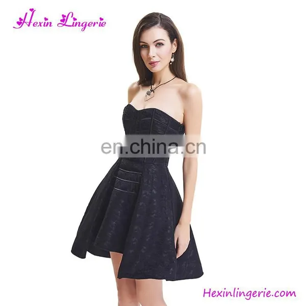 Fashion Strapless Overbust Dress Sexy Shaper Sexy Red Mature Corset photo-5