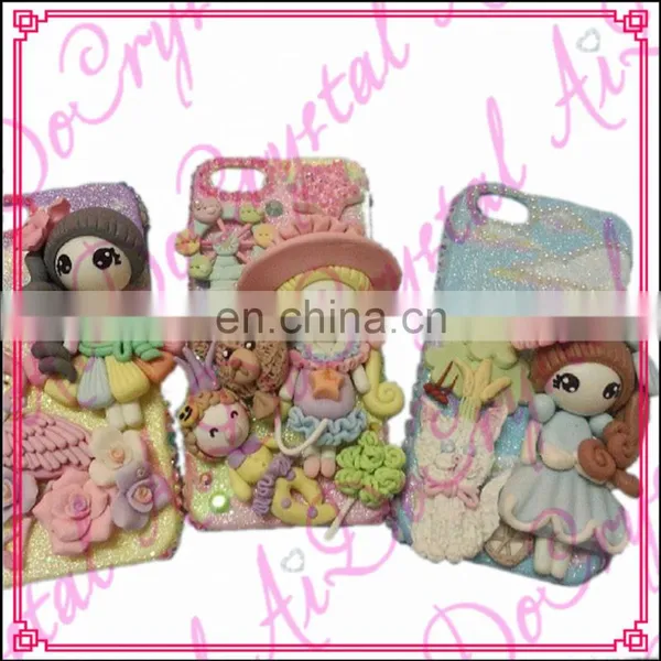 Aidocrystal 3d Cartoon Girl Kids Cellphone Accessories Soft Silicon Cute Mobile Phone Cover
