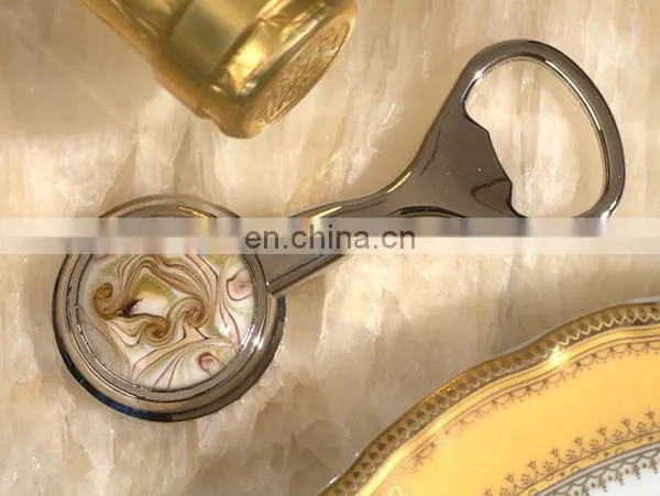 Golden Brown Art Deco Glass Bead Bottle Openers