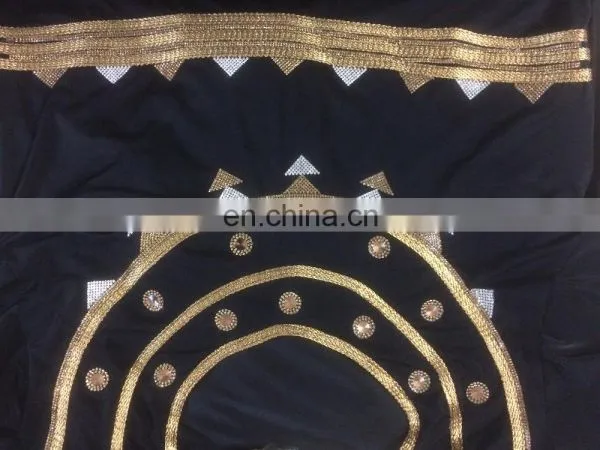 Black Colour Lycra(Stretchable) Burkha With Diamond Stone Work & Lace Work / Stylish Burkha for Casual Daily Work (dubai Abaya) photo-2