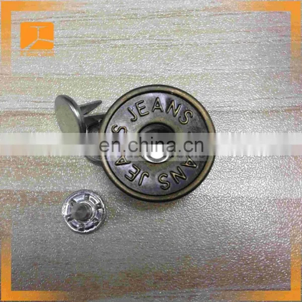 Custom Black Jeans Buttons photo-2