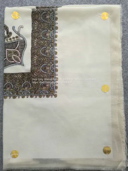 Arab Wool Embroidery Scarf / Arab Scarf / Arab Wool Acrylic Embroider / Muslim Hijab Scarf