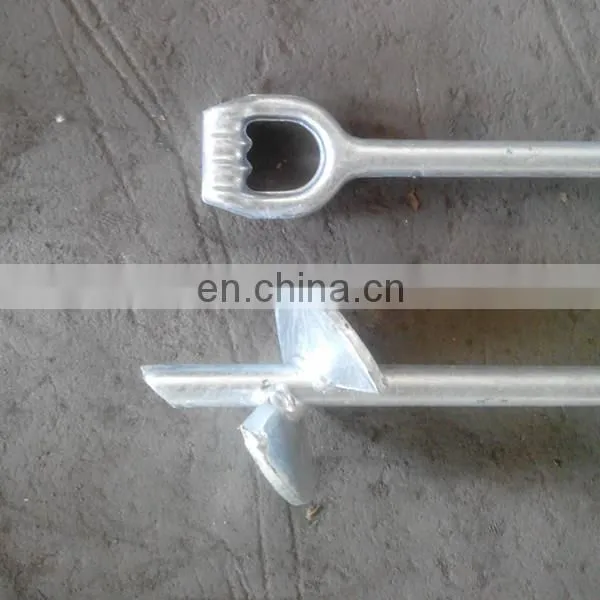 Soil Compression Screw Type Earth Anchor