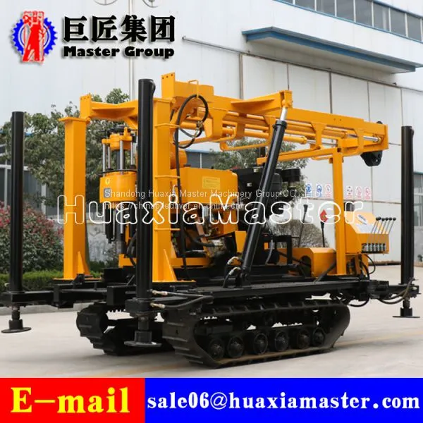 XYD-200 Portable Rotary Rock Core And Soil Drilling Rig Water Well Drilling Machine With Crawler photo-5