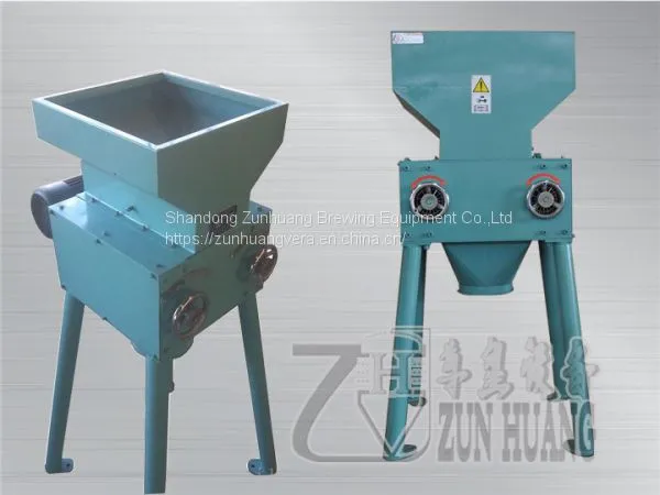 Brewery Equipment With Malt Mill System,Stainless Steel Beer Malt Miller Cutting Machine photo-2