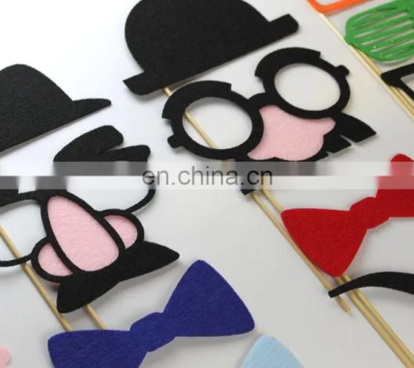 Customized Polyester Felt Photo Booth Props With Lots of Shapes photo-5