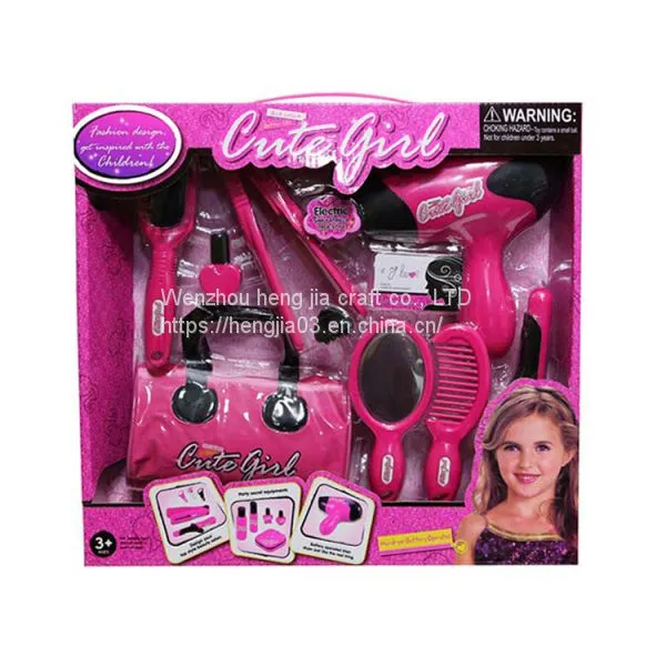 Handbag Hair Salon Tool Kids Toys Girl Pretend Play Toy Girls Toy photo-2