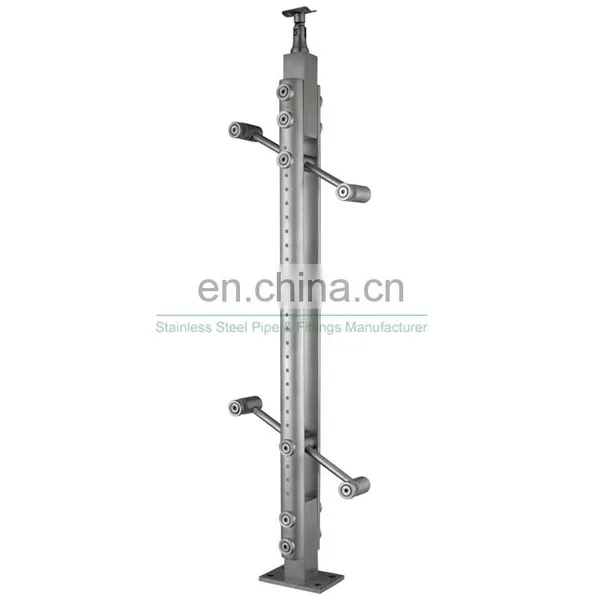 New Promotion Balcony Balustrades Handrails Post Deck Stainless Steel Raling Supplier From China photo-2