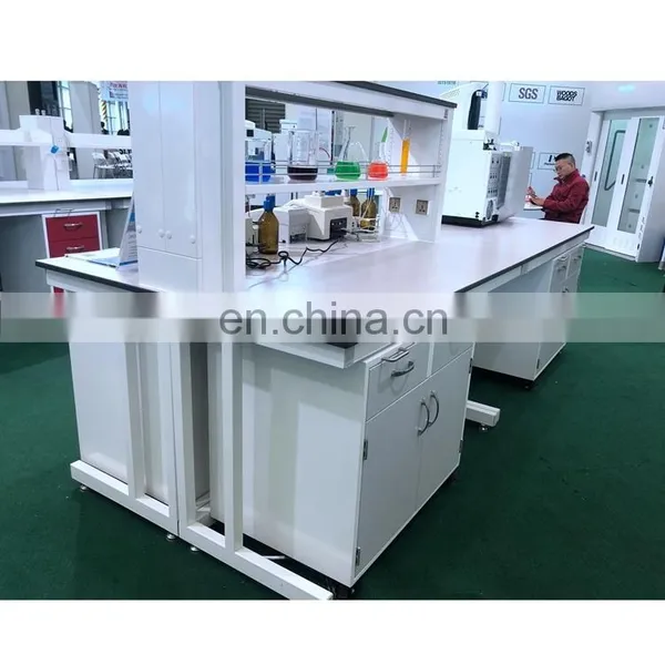Chemical Resistant University Laboratory Workbench Lab Faucet Table Work Bench photo-5