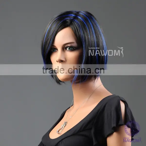 W3050 Unprocessed Wholesale 5a Grade Raw Natural Short Human Hair Wigs for Young Women photo-2
