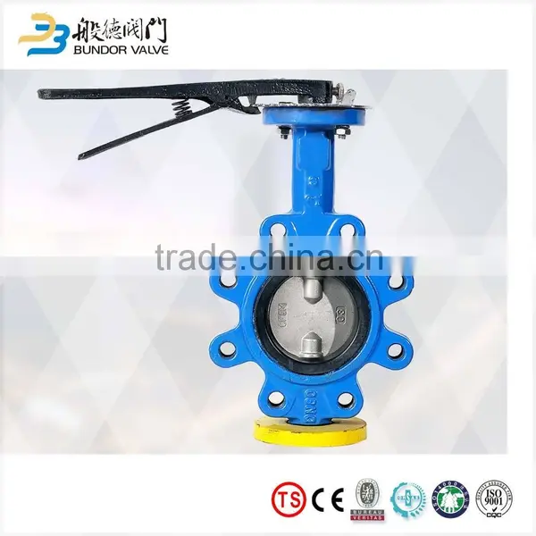 4 Inch Cast Iron Manual Double Stem Lug Butterfly Valve photo-4