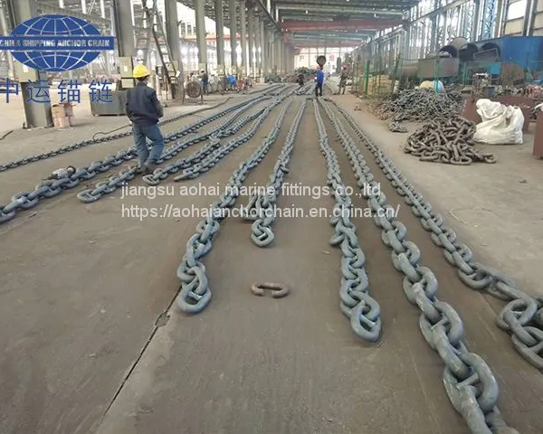 54mm Hot Dip Galvanized Marine Anchor Chain Cable photo-2