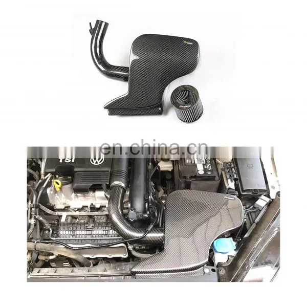 OEM Accepted Personalized Design Carbon Fiber Cold Air Intake Kit Air Filter Box for Golf MK7 GTI 1.4T photo-2
