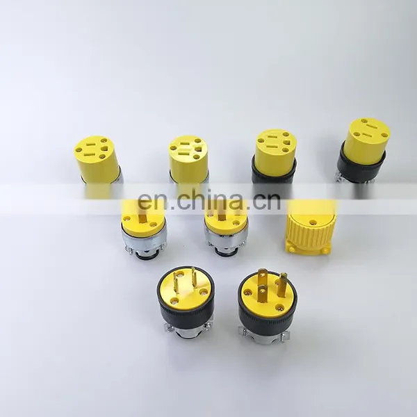 Hot Selling Yellow Power Plugs Copper Accessories Plugs photo-5
