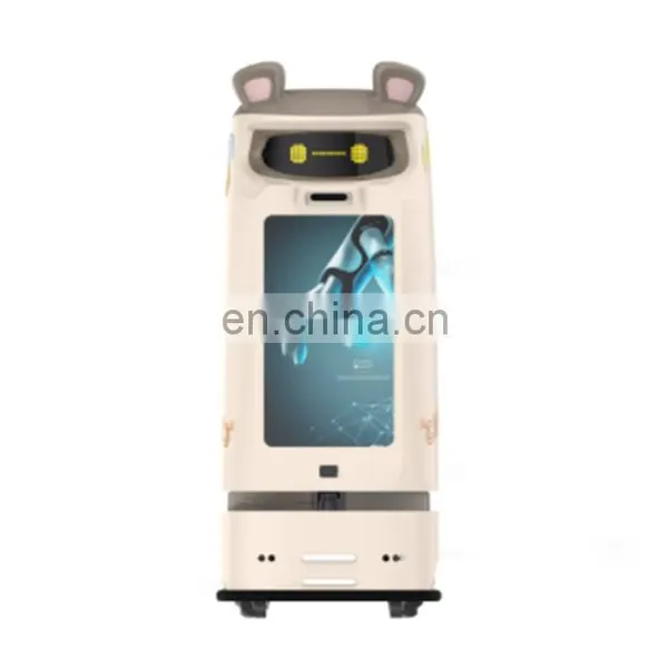 Smart Robotic AES3 2022 Popular Deliver Waiters Robot and Customized Amy Food Delivery Robot for Restaurant