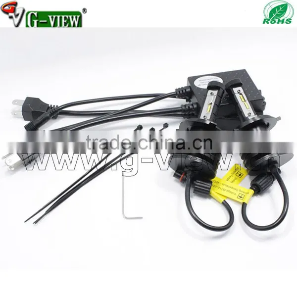 hi lo Beam Auto Led Headlight 4500lm h4 Auto Bulb High Power photo-2