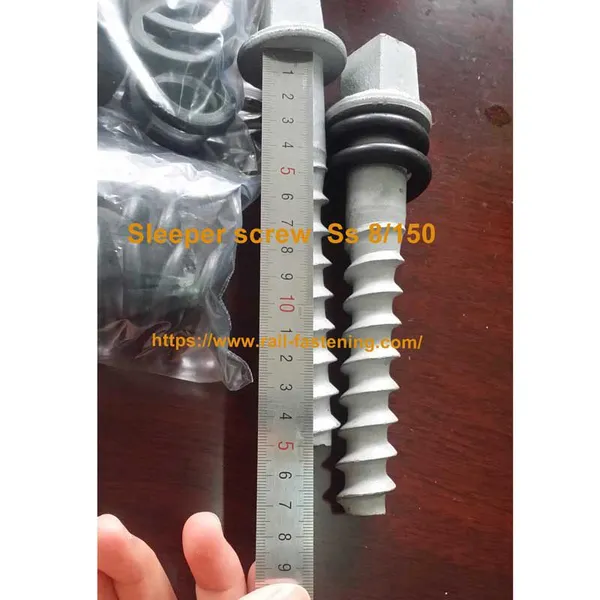Back Oiled Sleeper Screw Screw Spike photo-3