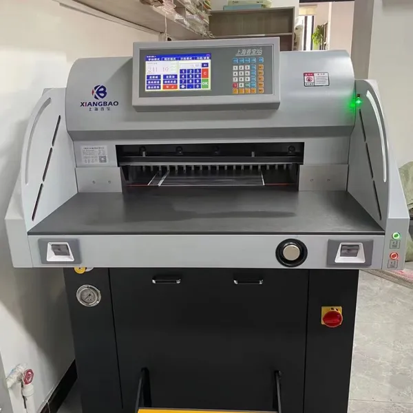 Shanghai Xiangbao XB-AT651-09EP Dual Hydraulic Ultra-quiet Paper Cutter photo-4