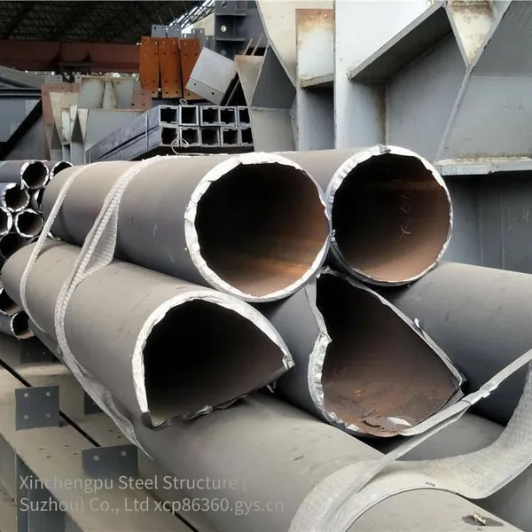 Steel Structure Large Rain Shelter Grandstand Roof, Pipe Truss With a Diameter of 48 - 325, Through - Mouth Bent Pipe Welding, Construction and Production of Spatial Pipe Truss Structure photo-3