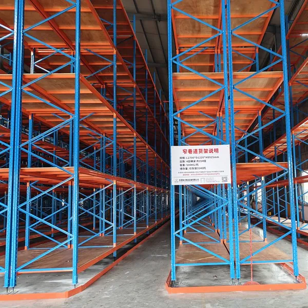 Heavy-Duty Adjustable Steel VNA Rack System for Double Deep Warehouse Storage