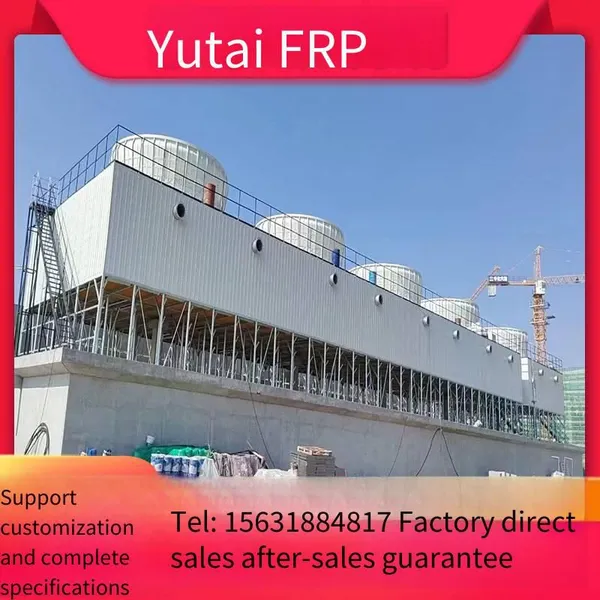 Square Frp Cooling Tower, Counterflow Water Circulation Cold Water Tower, Sturdy and Durable, One-piece Molding, Yutai photo-5