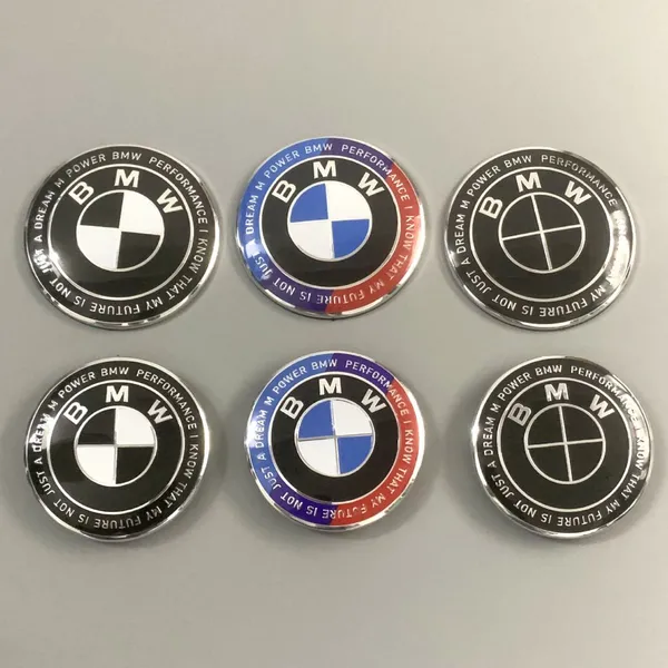 56mm 68mm BMW Car Wheel Center Caps Badge Logo Emblem