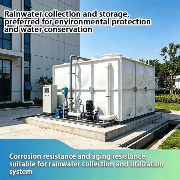 Energy Saving FRP Insulated Water Tank Heat Preservation Fiberglass Hot & Cold Water Storage Tank