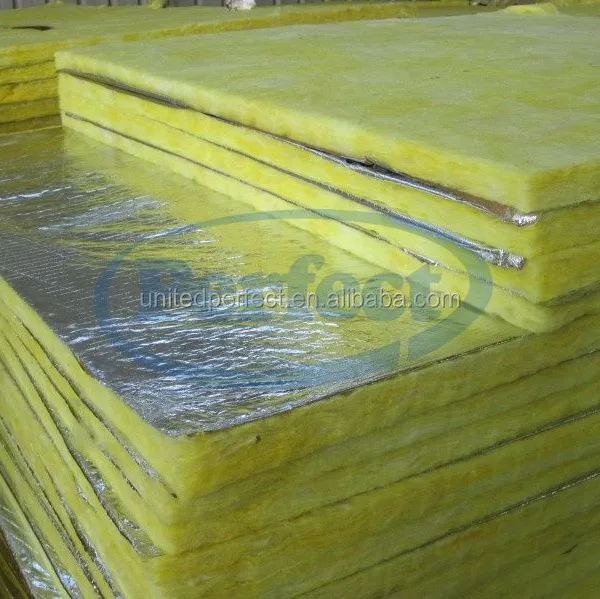 Glass Wool Insulation Series, Glasswool With FSK/FWF/MSK/MWV/KSK Facing, Metalized PET Laminate Foils, Heat & Sound Insulation for Commercial Building