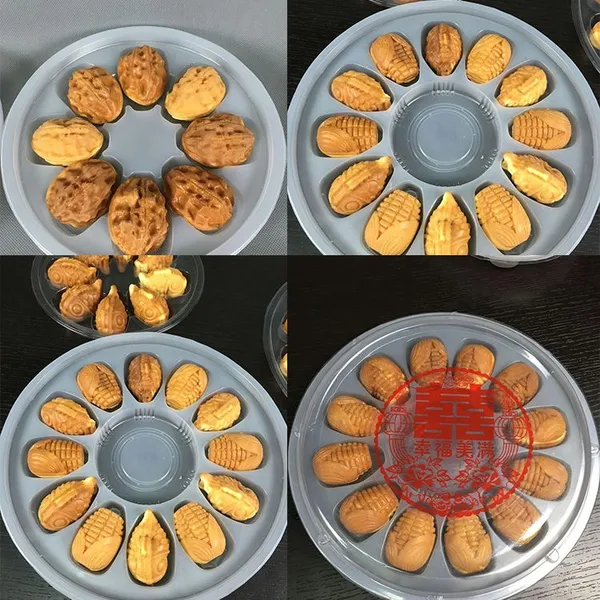 SN-QDMECH Automatic Stainless Steel Shopping Mall Cream Stuffed Cake Maker Walnut Cake Machine Sandwich Bread Machine photo-4