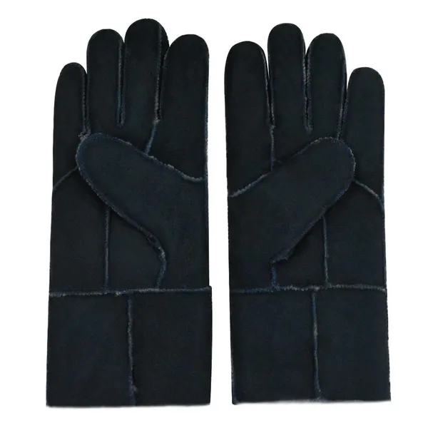 Premium Black Wool Heated Gloves with Touch Screen Technology