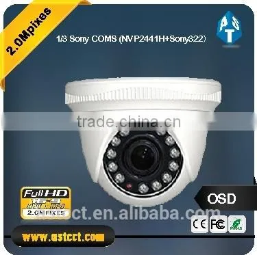 Low Price Wholesale PC 1080P HD Mini 2.0MP TVI Color IR Dome CCTV Camera