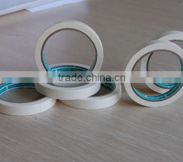 Ningbo Best Quality Cloth Tape , Heat Resistant Crepe Paper MASKING TAPE photo-5