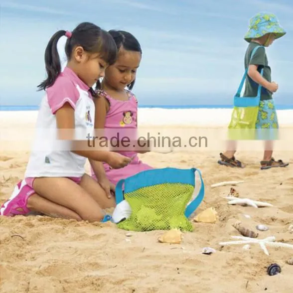 New Product Kid's Beach Toy Storage Mesh Bag Wholesale Cotton Shopping Mesh Bag On Supermarket Trade Assurance Supplier photo-2