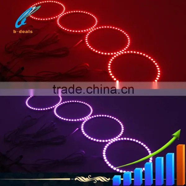 100mm RGB Led Angel Eye Changing Color by the Remote for Ford and Volvo photo-5