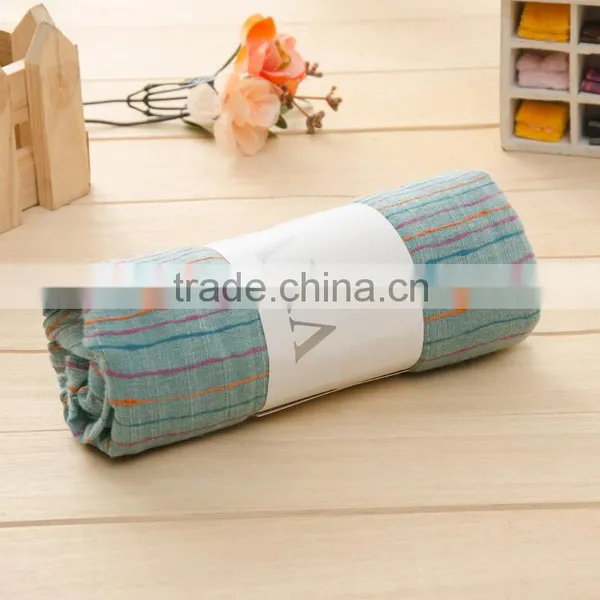 New Style Oversized Viscose Vertical Colorful Striped Scarf photo-2