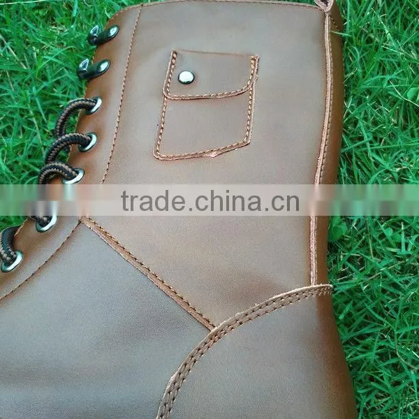 Factory Supply British Retro Martin Boots Men's Leather Boots Oem Produce photo-3