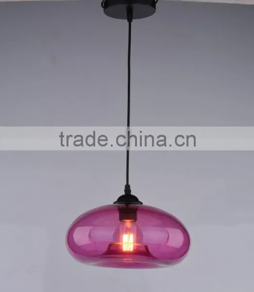 E27 Modern Style Glass Material Ceiling Fixture Lamp Light Pendant Lighting RT3037 photo-5